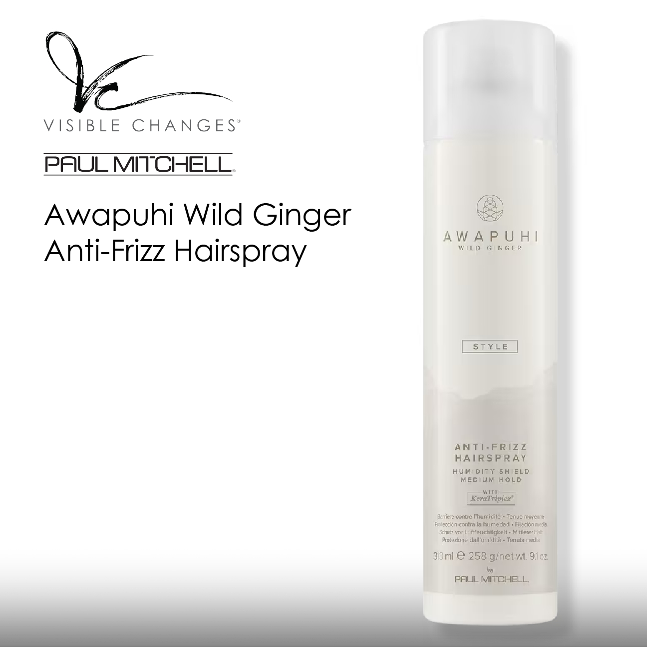 Anti Frizz Hairspray 9.1oz