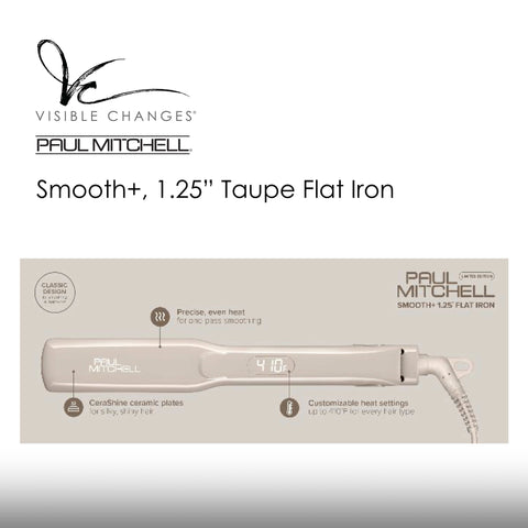 Smooth+ 1.25″ Taupe Flat Iron